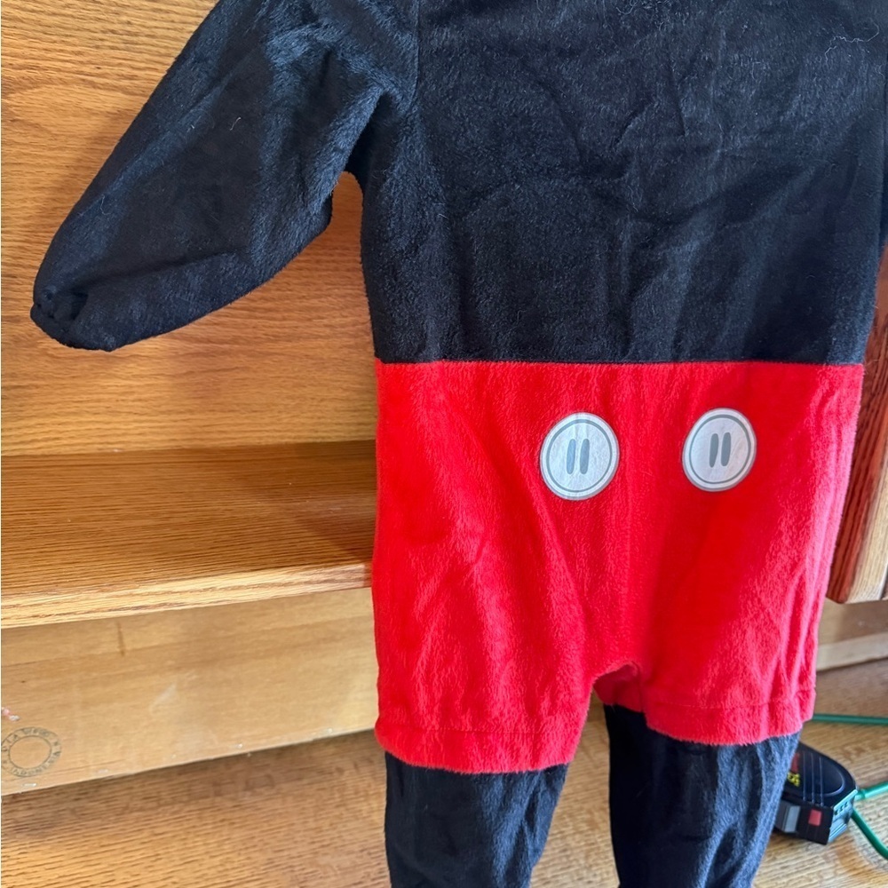 Disney Baby Mickey Mouse Infant Costume 2023 w/ Disneyland Mickey Popcorn bucket - Picture 4 of 16